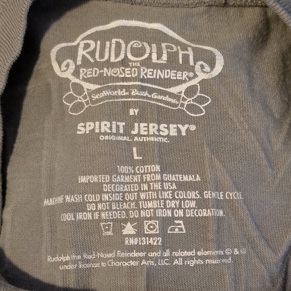 Spirit Jersey Gray Rudolph “Bumble Squad” Long Sleeve Tee Size L - Picture 3 of 7